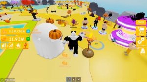 ХЭЛЛОУИН в Симуляторе качка! Обновление в Lifting Simulator Roblox –Машка Убивашка и Панда