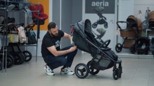 Мощные колеса, прочная рама, максимально большой капюшон. Sweet Baby Suburban Compatto Air