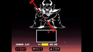 No Hit Underfell Asgore Pacifist Battle |Undertale Fan-Game|