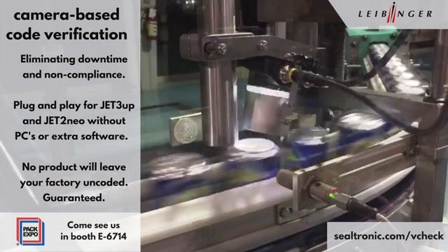 Leibinger JET3up with V Check   Camera based Code Verification смотреть онлайн