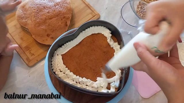 Сүтті қыз торты. Молочная девочка. Торт Сердечко ?? казакша рецепт
