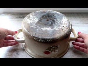 КАК отмыть КАСТРЮЛЮ, не ПРИКАСАЯСЬ к ней