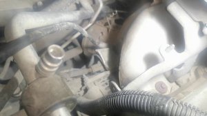 Меняем кислородный датчик (ЛЯМБДА-ЗОНД) ER3P L3VDT, автомобиль Mazda - CX7, 2.3л, 2008г.