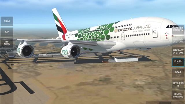 RFS - Real Flight Simulator - CAIRO TO DUBAI  Full Flight  Airbus A380 Emirates  FHD