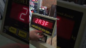 Калибровка весов DELTA DS