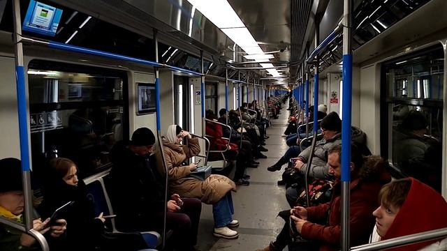 Некрасовская и Большая Кольцевая линии метро. Поезд "Москва-2019". Некрасовка - Электрозаводская.