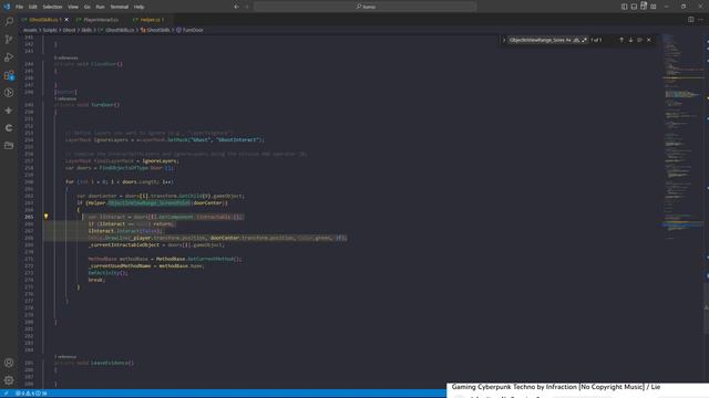 Unity проверка нахождения объекта в поле зрения камеры или игрока 3d, юнити урок и гайд