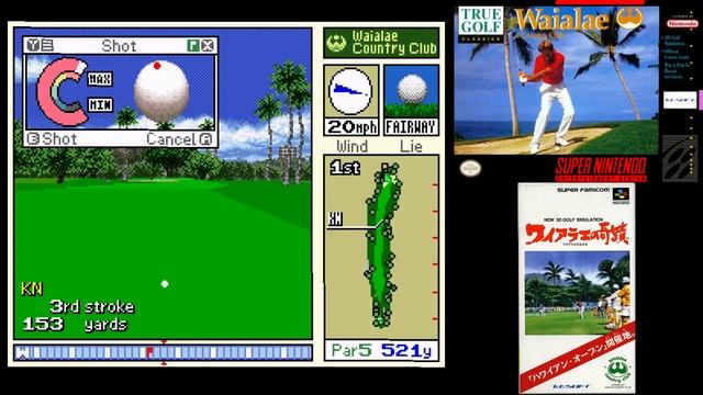 SNES A Day 24: True Golf Classics - Waialae Country Club смотреть онлайн