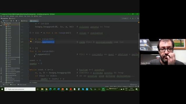 Implementação do algoritmo de Kruskal em Python смотреть онлайн