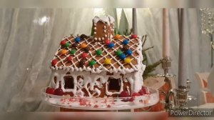 Имбирный пряничный рождественский домик