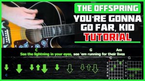 The Offspring - You're Gonna Go Far, Kid (Acoustic) | Guitar tutorial