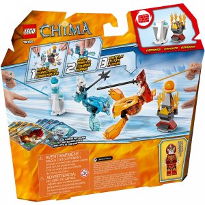 Сборка и обзор Lego Chima Speedorz 70156 Огонь против льда
