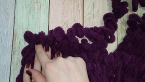Детский халат из Alize Puffy. Подробный МК.