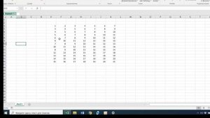 excel без мышки №1.  Строки и колонки