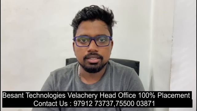 Besant Technologies Head Office Velachery | Congrast Jayaram Got Placed As React Developer With 3LP смотреть онлайн