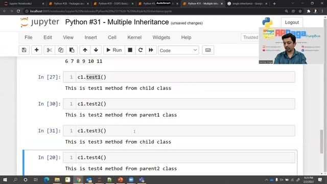 Python #31: Multiple Inheritance | Tutorial by APDaga