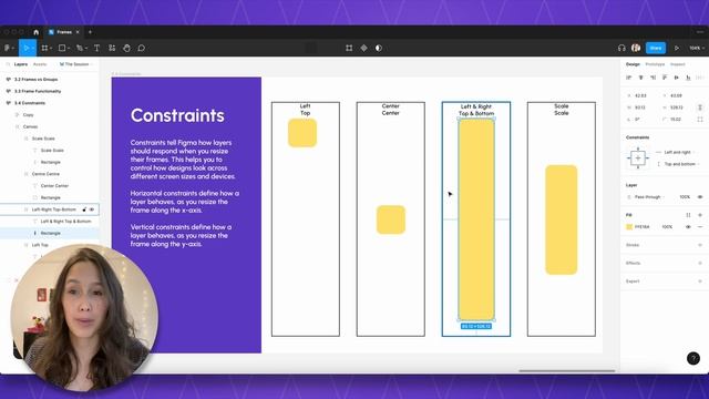 How to use Constraints in Figma | Frames & Constraints  | step-by-step | FIGMA Beginner to Master