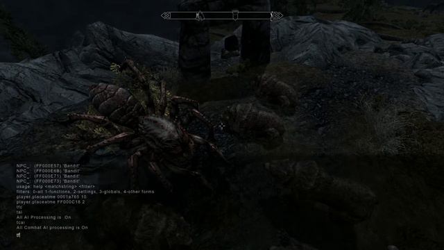 Skyrim Epic Battles 005 - 2 Dwarven Centurion vs 10 Bandits vs 10 Spiders vs 10 Bears