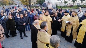 Молитва біля Спасо-Преображенського собору м. Вінниці 6 жовтня 2019 р.