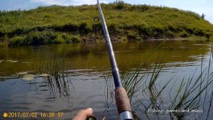 Рыбалка на реке Бузулук. 2 июля. Голавль на воблер и кузнеца.