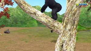 Mother Animal Save Baby Dino From Big Safari 3D Wild Animals Cartoon Animation Short Movie