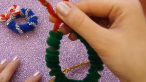 DIY*НОВОГОДНИЙ ВЕНОК ИЗ СИНЕЛЬНОЙ ПРОВОЛОКИ*РОЖДЕСТВЕНСКИЙ ВЕНОК