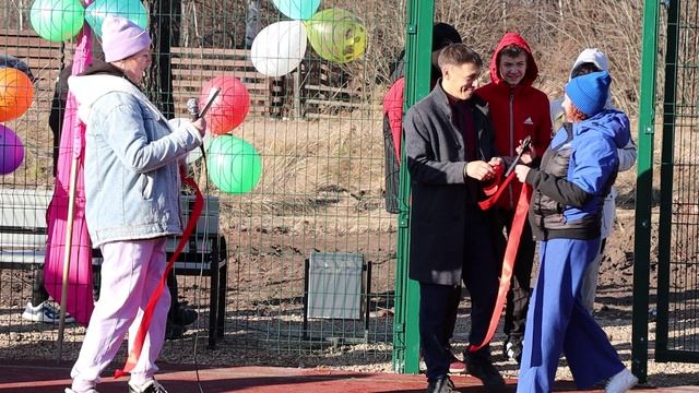 В селе Берёзовка торжественно открыли стадион