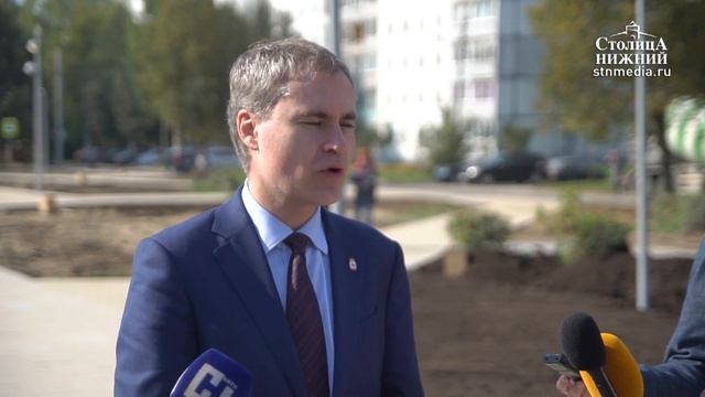 Благоустройство сквера Авиастроителей в Московском районе Нижнего Новгорода смотреть онлайн