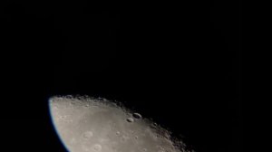 Moon in Celestron PowerSeeker 80 EQ (45x, 225x) | Луна через телескоп