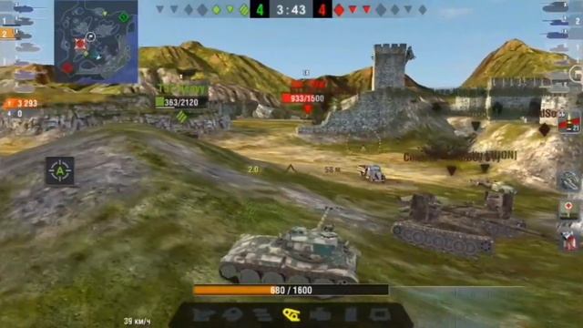 Нереальный бой на бешеный дамаг на B-C 25t AP wot blitz смотреть онлайн