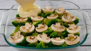 Брокколи с грибами в духовке. Вкусный ужин для всей семьи