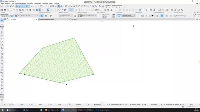 Как повернуть штриховку в архикаде Как поменять размер штриховки в archicad Скос линий Деформация смотреть онлайн