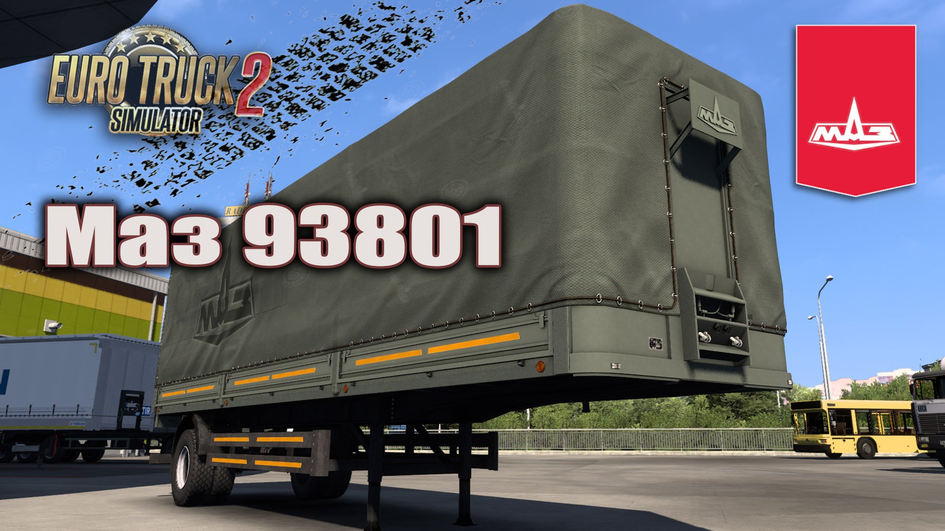 Полуприцеп МАЗ 93801 для ETS2