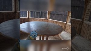 Как обновить  деревянный стол красиво