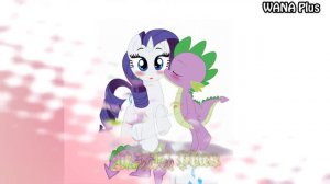 💞 Rarity and Spike 💖 Love Story 💖 MLP Sparity 👉@WANAPlus