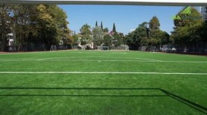 Футбольное поле 2622 м2. DiaSport ProfiFootball M60. г. Сочи ул. Юных Ленинцев 5/1 . Гимназия №1.