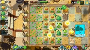 Прохождение Plants vs. Zombies 2: Древний Египет, уровень 13