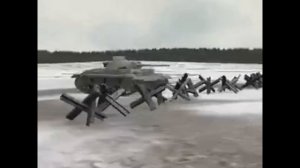 Гениальное изобретение, способное останавливать вражеские танки - противотанковый ёж.