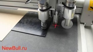 Планшетный режущий плоттер - резка - раскрой толстой резины -Rubber Cutting