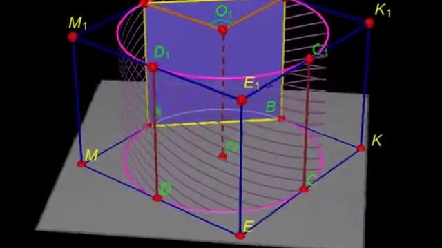 Цилиндр, вписанный в правильную четырёхугольную призму смотреть онлайн