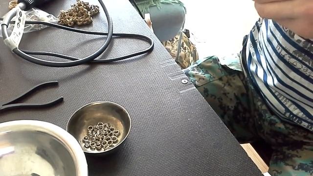 Цепочка из металла мельхиор отрезание колец смотреть онлайн