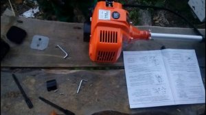 Видео-инструкция по сборке бензинового триммера/мотокосы Carver GBC-052M