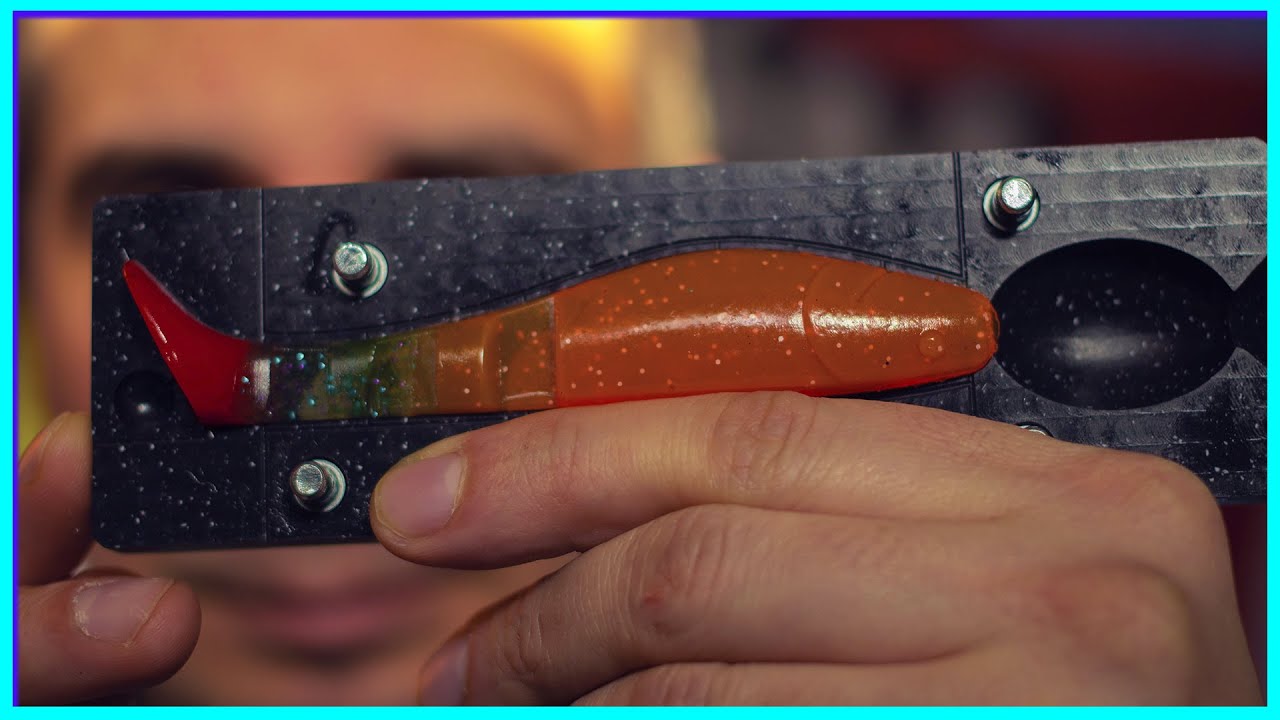 Отливка двухцветных силиконовых приманок в домашних условиях. смотреть онлайн