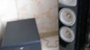 Yamaha NS-555, 444, 333 & Klipsch SW - 450. Ресивер Pioneer VSX-527 .AVI