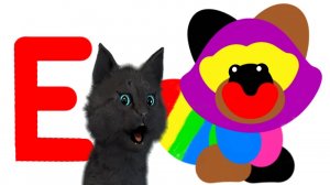 УЧИМСЯ РИСОВАТЬ БУКВУ Е ? С ГОВОРЯЩИМ СУПЕР КОТОМ ? РИСУЕМ ? УЧИМ АЛФАВИТ