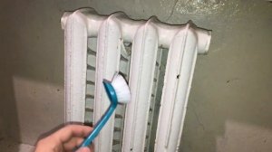 Способ чистки  батареи радиатор отопления внутри и снаружи!