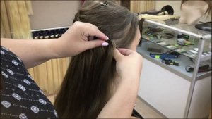 Волосы на заколках. Быстро и без проволочек))