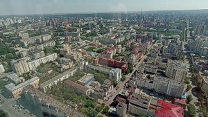 Екатеринбург. Город со смотровой площадки БЦ Высоцкий