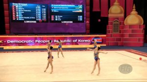Democratic People's Republic of Korea (PRK) - 2019 Rhythmic Worlds, Baku (AZE) - Qualifications 5 B