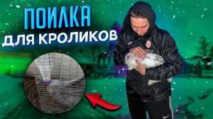 ПОИЛКА ДЛЯ КРОЛИКОВ СВОИМИ РУКАМИ/НИППЕЛЬНАЯ ПОИЛКА ДЛЯ КРОЛИКОВ